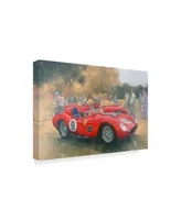 Peter Miller 'Ferrari, day out at Meadow Brook' Canvas Art - 30" x 47"