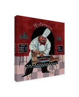 Gregg Degroat 'Chef Kitchen Menus' Canvas Art - 24" x 24"