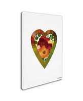 Kathie McCurdy 'Rainbow & Roses' Canvas Art - 24" x 16"