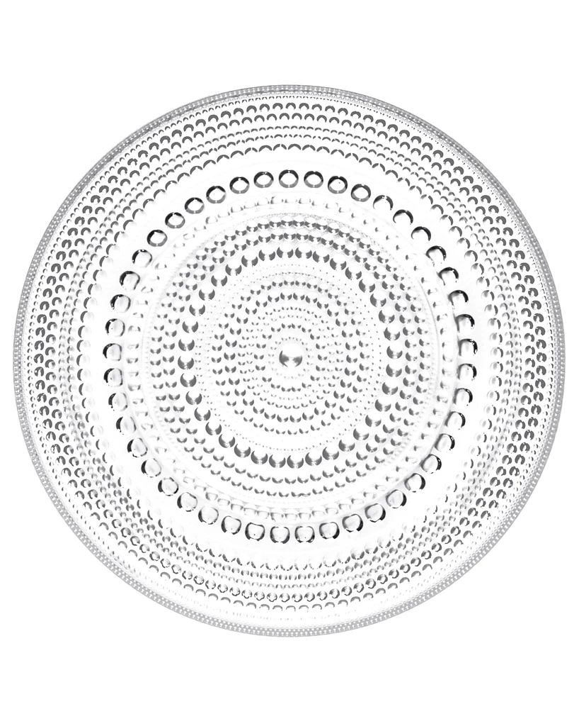 Iittala Dinnerware, Kastehelmi Clear 6.75" Dessert Plate