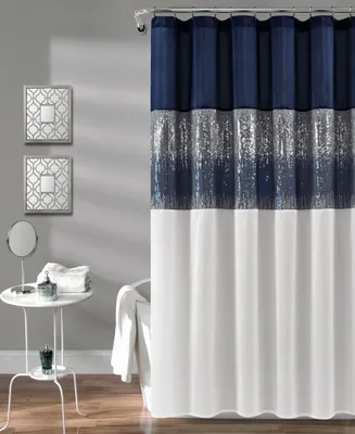 Lush Decor Night Sky Shower Curtain, 72" x