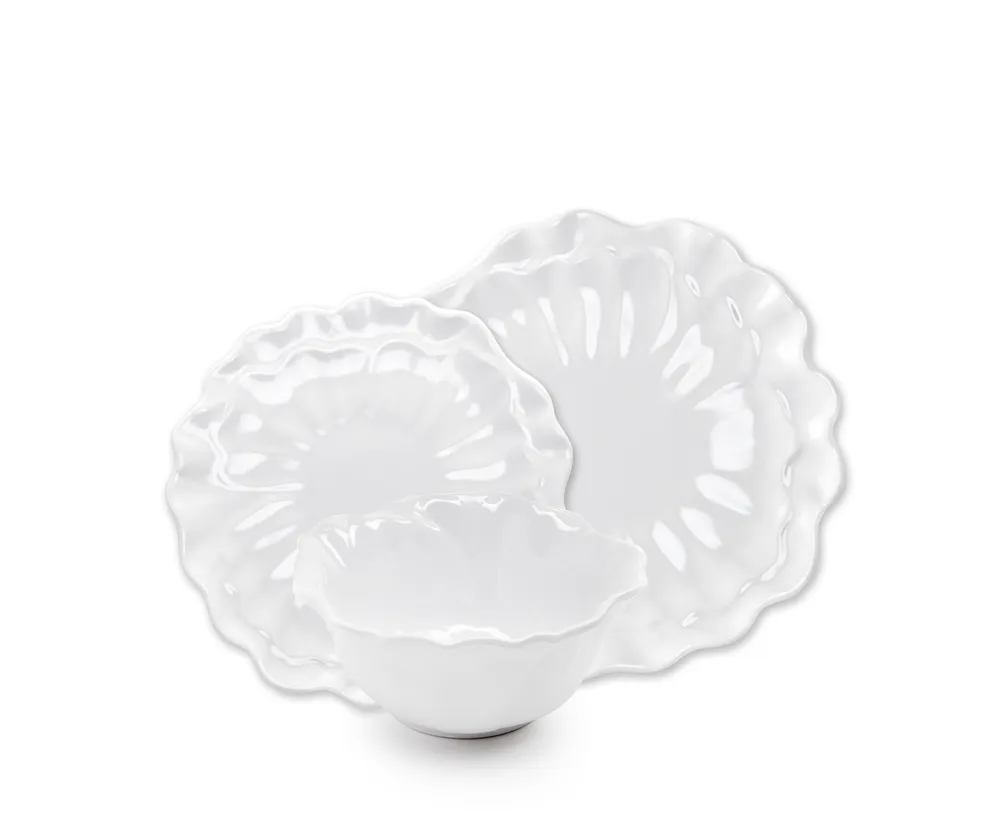 Q Squared Peony Melamine 12 Pc Set