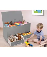 Badger Basket Up And Down Toy And Storage Box With Two Baskets