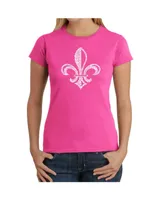 Women's Word Art T-Shirt - When The Saints Go Marching