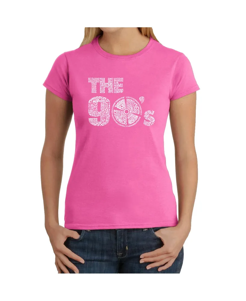 Women's Word Art T-Shirt - The 90's