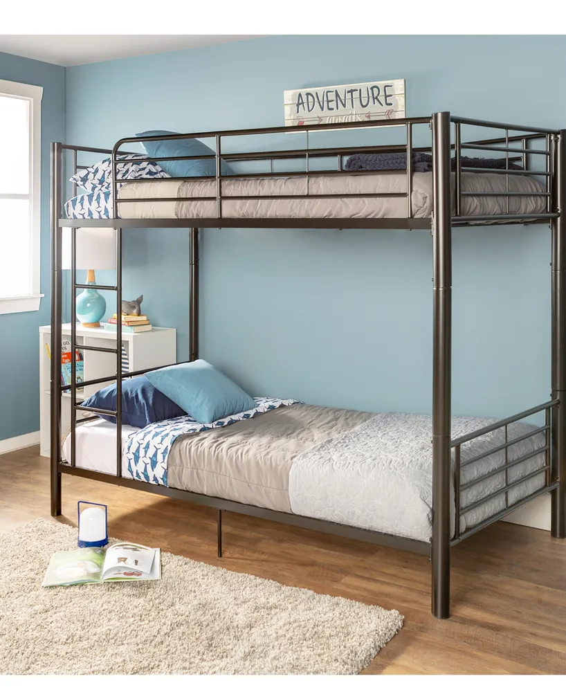 Premium Metal Twin over Twin Bunk Bed