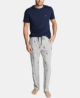 Nautica Men's Printed Cotton Pajama Pants