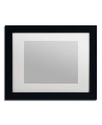 Trademark Fine Art Heavy Duty Black Frame with White Mat