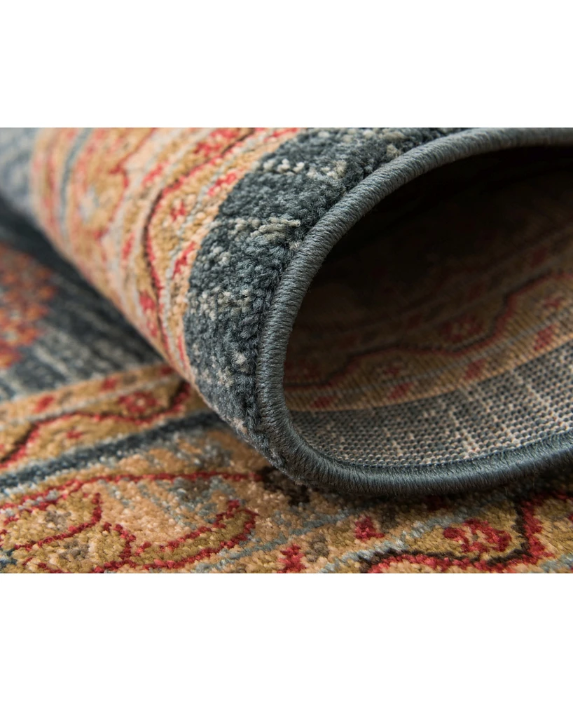 Bayshore Home Ojas Oja2 Navy Blue 5' x 8' Area Rug