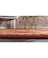 Bayshore Home Harik Har6 Red 5' x 8' Area Rug