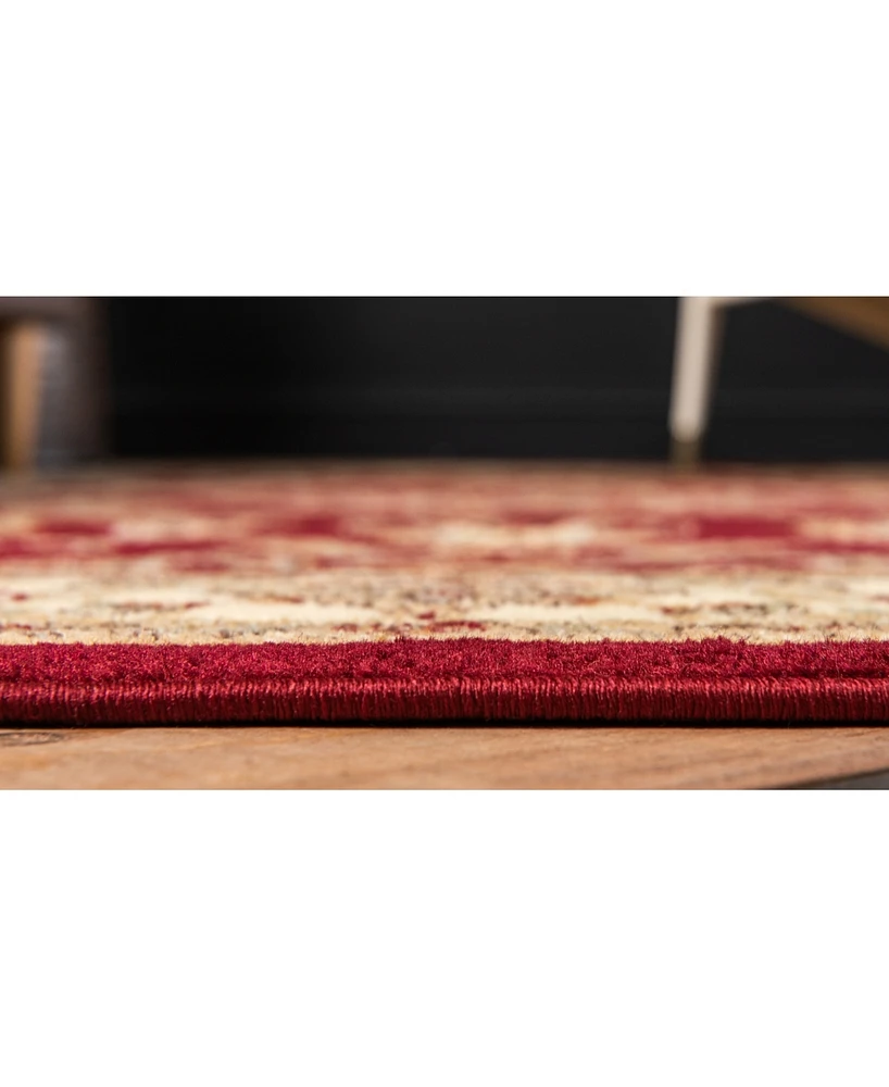 Bayshore Home Passage Psg5 Red 5' x 8' Area Rug