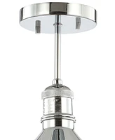 Jonathan Y Nick 11" Metal Led Semi-Flush Mount