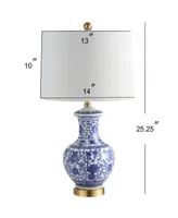 Jonathan Y Jennifer 25.25" Ceramic/Metal Led Table Lamp - Set of 2