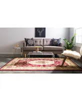 Bayshore Home Belvoir Blv4 Red 8' x 11' 4" Area Rug