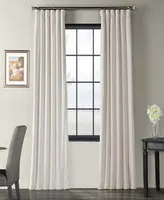 Half Price Drapes Alabaster Beige Signature Velvet Blackout Curtain