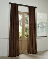 Half Price Drapes Java Signature Velvet Blackout Curtain