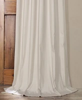 Half Price Drapes Hazelwood Beige Solid Cotton Hotel Blackout Curtain