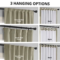 Half Price Drapes Cool Beige Signature Velvet Blackout Curtain