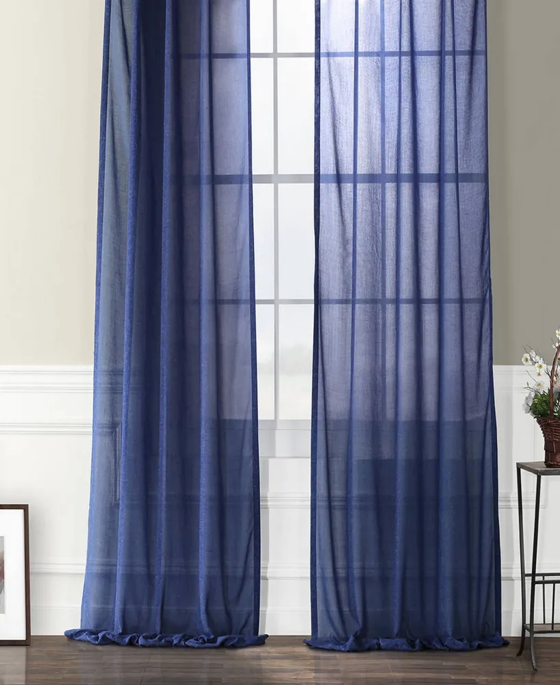 Exclusive Fabrics & Furnishings Sheer Curtain Panel, 50" x 108"