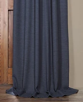 Half Price Drapes Wild Blue Textured Bellino Room Darkening Curtain