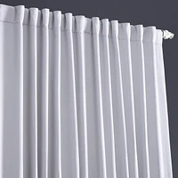 Half Price Drapes Fog Grey Extra Wide Room Darkening Curtain
