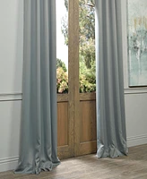 Half Price Drapes Neutral Grey Grommet Room Darkening Curtain