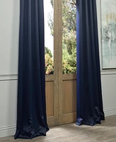 Half Price Drapes Navy Blue Grommet Room Darkening Curtain