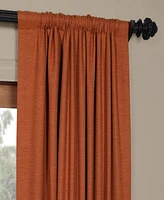 Half Price Drapes Persimmon Textured Bellino Room Darkening Curtain