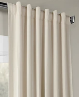 Half Price Drapes Oat Cream Textured Bellino Room Darkening Curtain