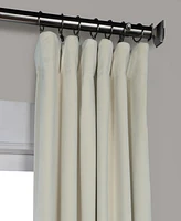 Half Price Drapes Neutral Ground Signature Velvet Blackout Curtain