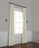 Half Price Drapes Neutral Ground Signature Velvet Blackout Curtain