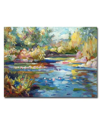 David Lloyd Glover 'Summer Pond' Canvas Art - 32" x 24"