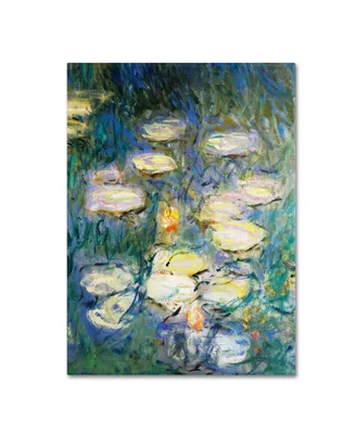 Claude Monet 'Water Lilies V 1840-1926' Canvas Art
