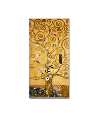 Gustav Klimt 'Tree of Life Soclet Frieze 1905' Canvas Art - 24" x 12"