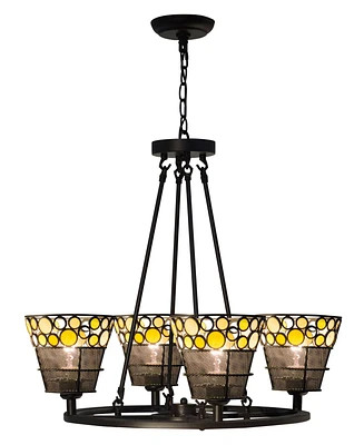 Dale Tiffany Pasqual 4-Light Mesh Tiffany Hanging Fixture