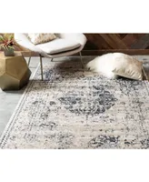 Bayshore Home Odette Ode2 Dark Blue 8' x 10' Area Rug