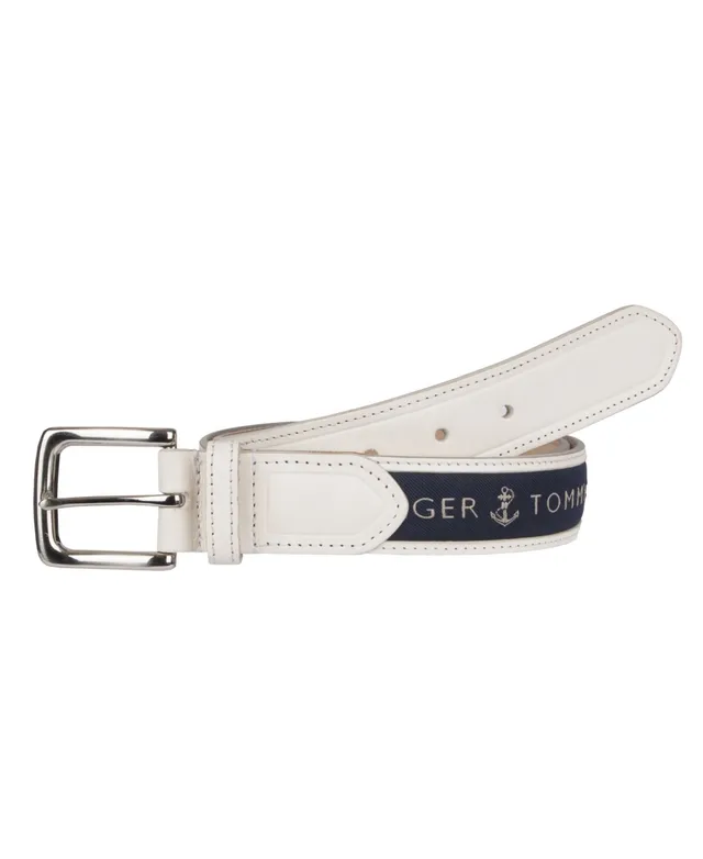 Tommy Hilfiger Men's Burnished Hand Lace Braided Belt - Macy's