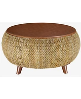 Gallerie Decor Bali Breeze Round Storage Table