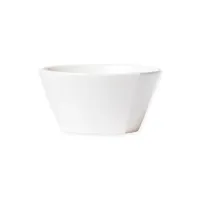 Vietri Lastra White Collection Stacking Cereal Bowl