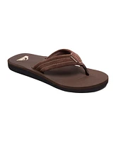 Quiksilver Men's Carver Suede Flip Flops