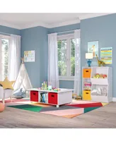 RiverRidge Home Kids 3-Cubby, 2-Veggie Bin Floor Cabinet