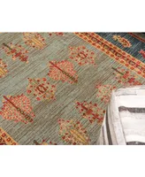 Bayshore Home Ojas Oja2 Light Blue 8' x 11' Area Rug