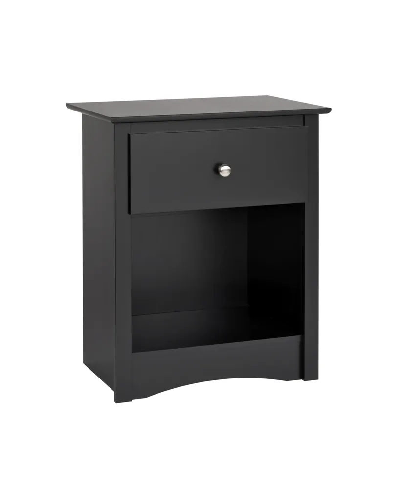 Prepac Sonoma 1-Drawer Tall Nightstand