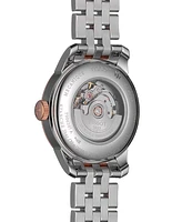 Tissot Women's Swiss Automatic Le Locle Diamond-Accent Two-Tone Stainless Steel Bracelet Watch 29mm