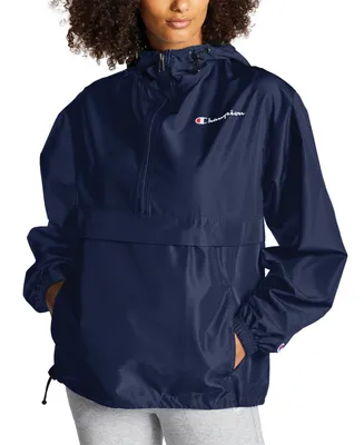 Champion Women's Packable Hooded Windbreaker Jacket