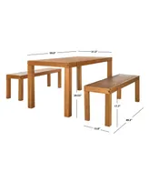 Dario 3pc Outdoor Dining Set