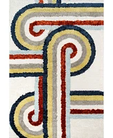 Novogratz Retro Ret-5 Multi 7'6" x 9'6" Area Rug