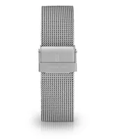 Lilienthal Berlin Zeitgeist Automatik Silver Steel Mesh Watch 42mm