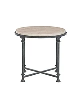 Galesbury Round Metal End Table