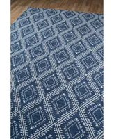 Erin Gates Easton Eas-1 Machine-Washable Pleasant Navy 5' x 7'6" Area Rug